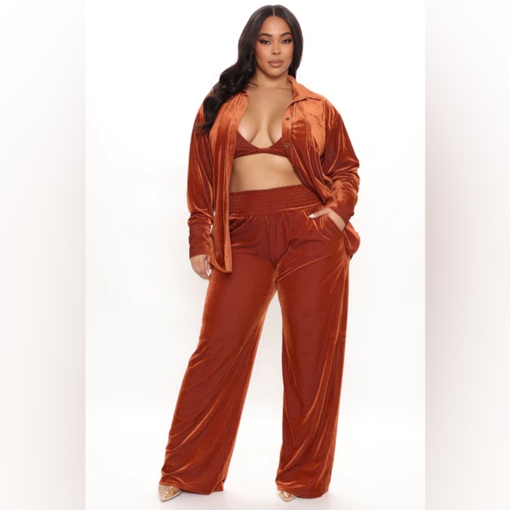 Brown 2 pcs Set
